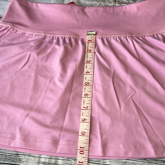 Puma Pink Power Shape Golf Mini Skirt w/side & back pockets  Size Large - Picture 3 of 8